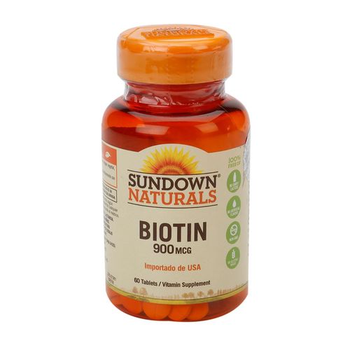BIOTIN 900 MCG TABLETA SUNDOWN