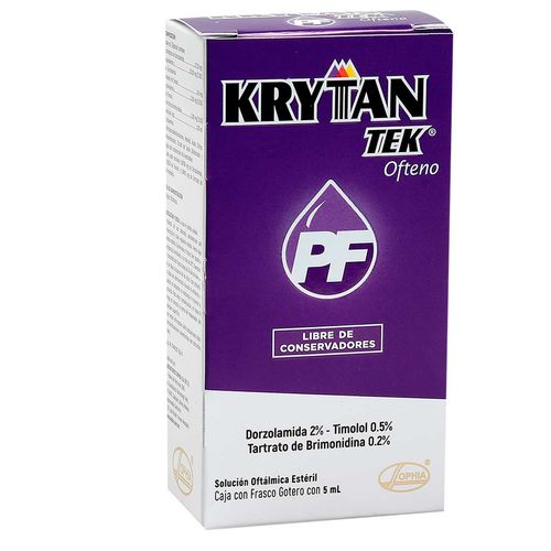 KRYTANTEK PF OFTENO SOLUCION OFTALMICA