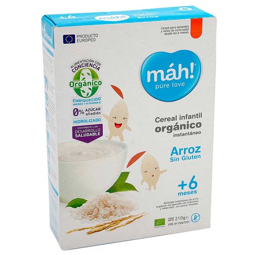 CEREAL INFANTIL MAH! ARROZ +6 MESES
