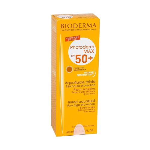 PROTECTOR SOLAR PHOTODERM MAX AQUAFLUIDE TONO DORADO SPF50