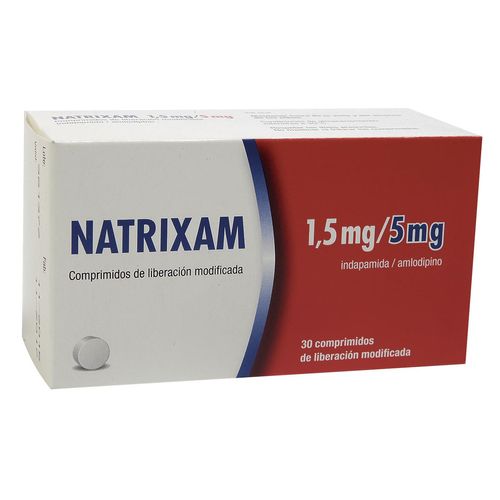 NATRIXAM 1.5 MG/5 MG COMPRIMIDO DE LIBERACION MODIFICADA